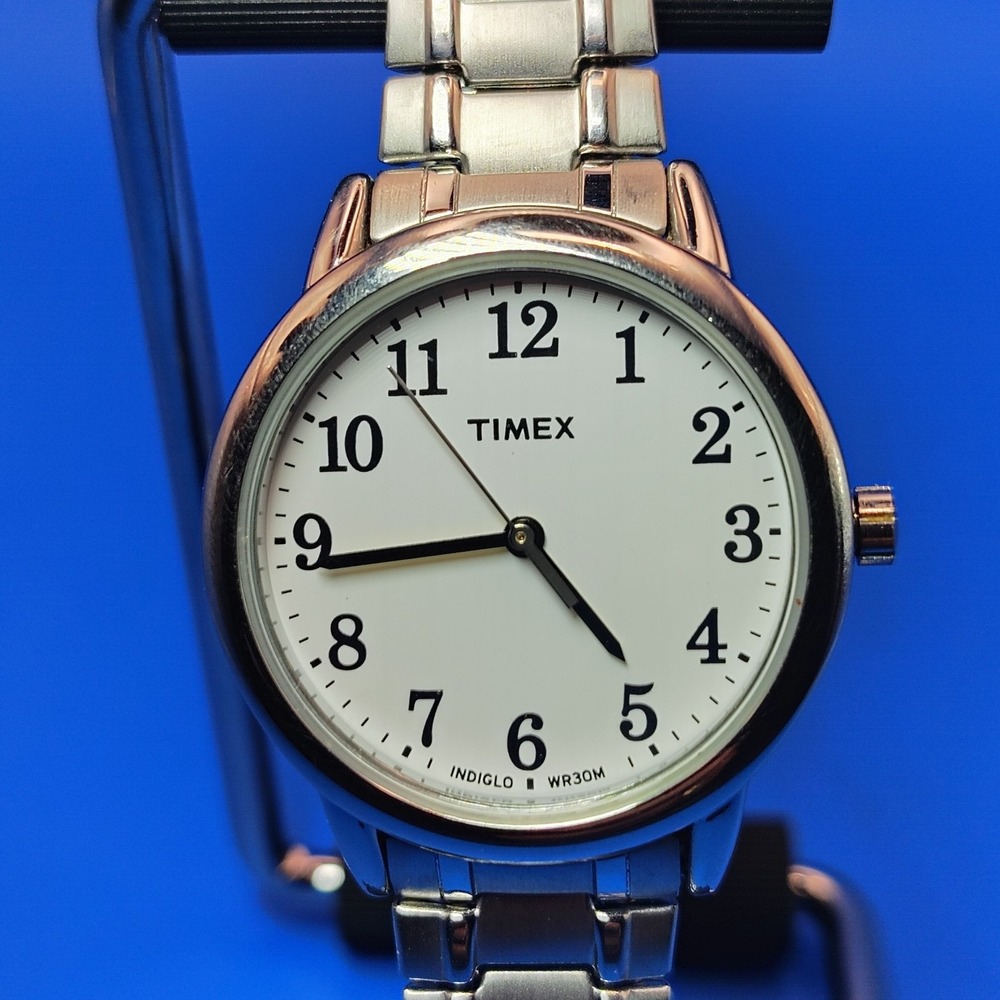 2018 Timex Indiglo Easy Reader 30mm Women's Quartz Watch Fits Size 5-8.5